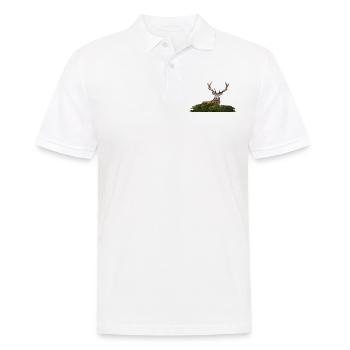 Cerf - Polo Homme - blanc - Devant - Kai (181cm)