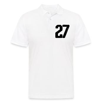 Maillot à 27 chiffres - Polo Homme - blanc - Devant - Kai (181cm)