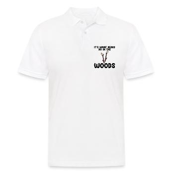 C’est ce que font les ours dans les bois 4 - Polo Homme - blanc - Devant - Kai (181cm)