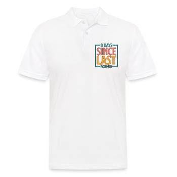 0 jours depuis le dernier accident 21 - Polo Homme - blanc - Devant - Kai (181cm)