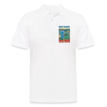 Meilleur Papa Par Un Long Drive 3 - Polo Homme - blanc - Devant - Kai (181cm)
