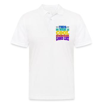 This Is What A Cool Engineer Looks Like 2 - Men's Polo Shirt - white - Front - Kai (181cm)
