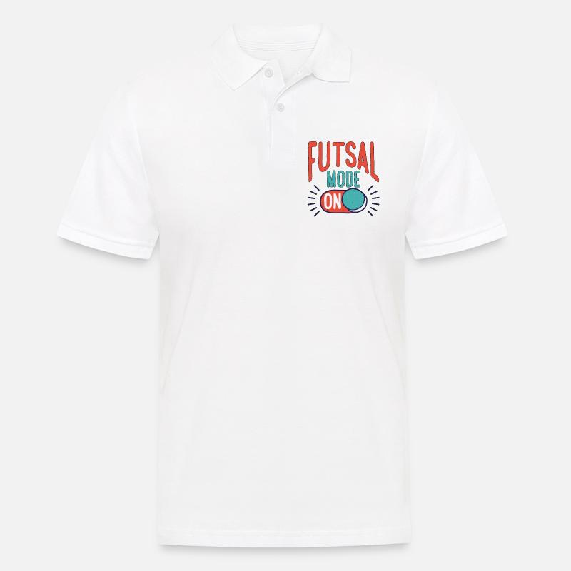 Futsal Mode On 14 - Männer Poloshirt - Weiß