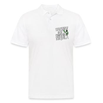 Warning May Contain Tequila 18 - Men's Polo Shirt - white - Front - Kai (181cm)