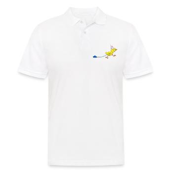 Canard avec voiture garçons filles cadeau d’anniversaire - Polo Homme - blanc - Devant - Kai (181cm)