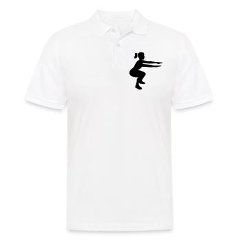 femme fitness - Polo Homme - blanc - Devant - Kai (181cm)