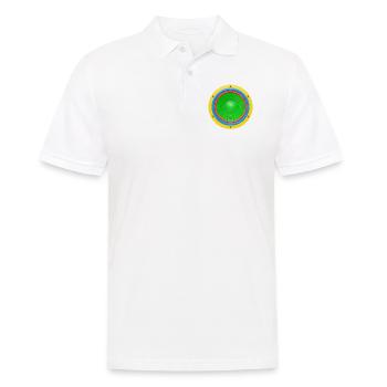 Bunter Lautsprecher 3D - Männer Poloshirt - Weiß - Vorne - Kai (181cm)