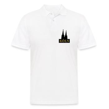 Cologne cathedral - Men's Polo Shirt - white - Front - Kai (181cm)