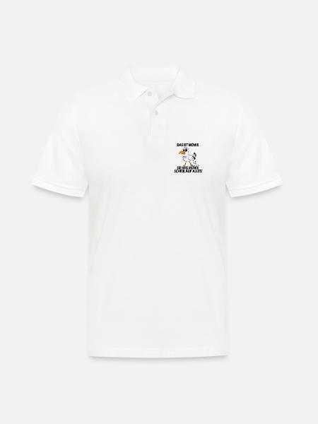 Sei wie Möwe - Männer Poloshirt - Weiß