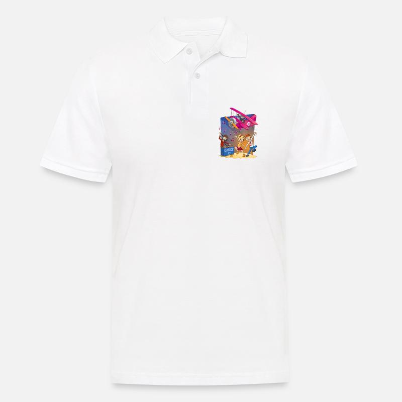 Danse, danse, danse, image joyeuse - Polo Homme - blanc