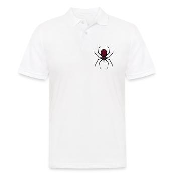Spooky Halloween Creepy Goth Spider 3 - Men's Polo Shirt - white - Front - Kai (181cm)