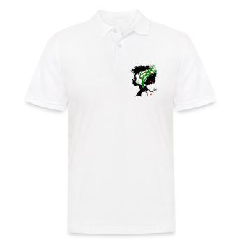 Abstract tree with flowers - Men's Polo Shirt - white - Front - Kai (181cm)