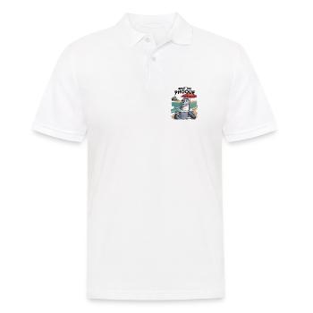 Normandy Mont Saint Michel Humorgeschenk - Männer Poloshirt - Weiß - Vorne - Kai (181cm)