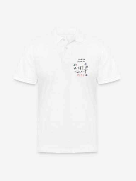 Abitur 2026 - Männer Poloshirt - Weiß