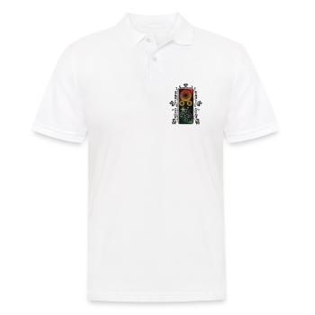 Reggae Sound System Glow - Männer Poloshirt - Weiß - Vorne - Kai (181cm)