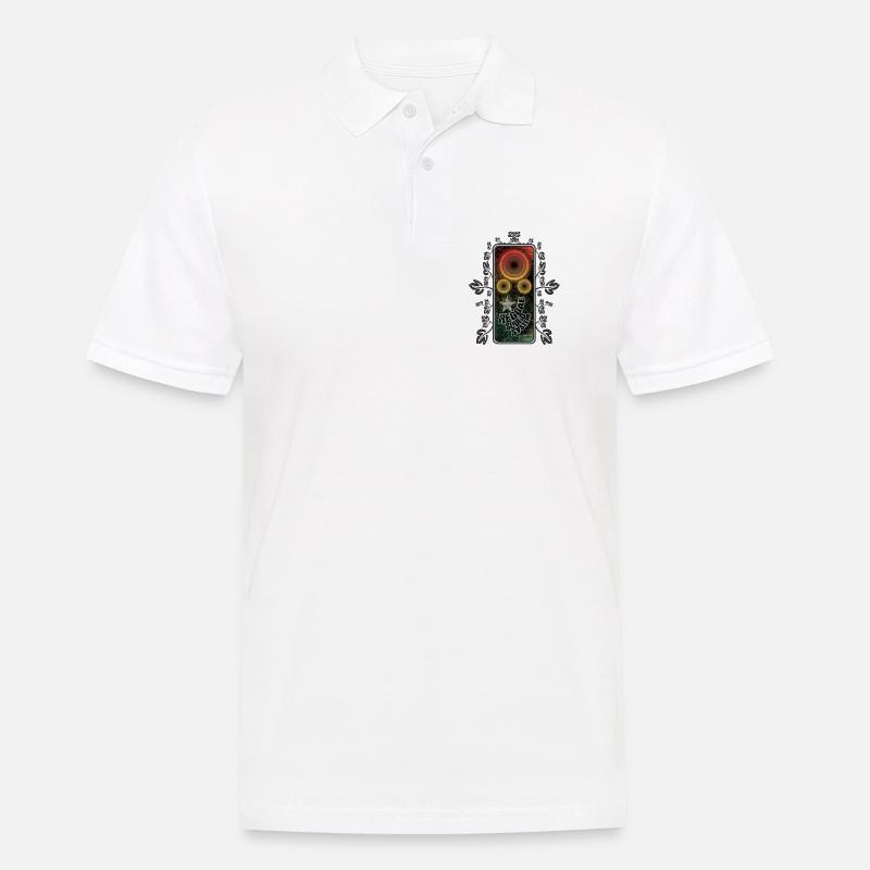 Brillance du système de son reggae - Polo Homme - blanc