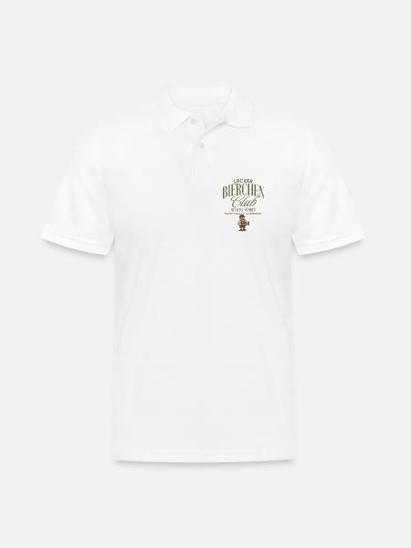 Lecker Bierchen Club - Männer Poloshirt - Weiß
