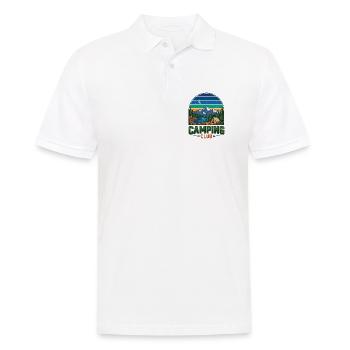 Randonnée - Aventure en plein air - Club de camping - Polo Homme - blanc - Devant - Kai (181cm)