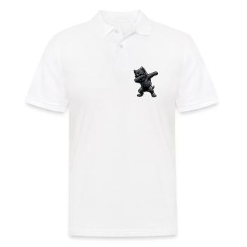 Dabping Cane Corso dans le style comique - Polo Homme - blanc - Devant - Kai (181cm)