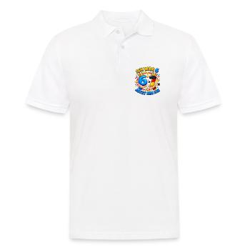 Ich War 6 Jetzt Bin Ich 7 – Six Seven 7 Geburtstag - Männer Poloshirt - Weiß - Vorne - Kai (181cm)