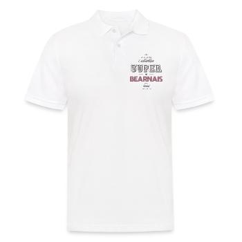 L authentique super bearnais - Polo Homme - blanc - Devant - Kai (181cm)