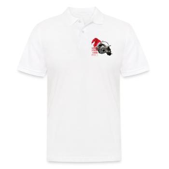 HOKUS POKUS TURBO MODUS! Dein xmas-Turbolader! - Männer Poloshirt - Weiß - Vorne - Kai (181cm)