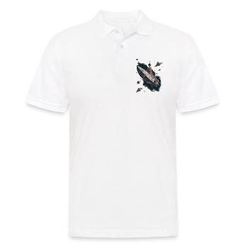 Aventure en vaisseau spatial aux confins de l’espace - Polo Homme - blanc - Devant - Kai (181cm)