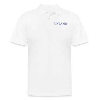 Finnland - Männer Poloshirt - Weiß - Vorne - Kai (181cm)