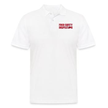 Great Food Safety Inspector Design - Men's Polo Shirt - white - Front - Kai (181cm)