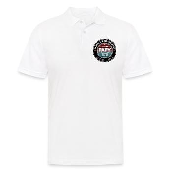 Le véritable papy parfait - Polo Homme - blanc - Devant - Kai (181cm)
