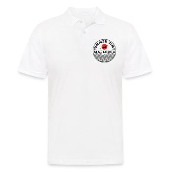 Sommer in Mallorca - Männer Poloshirt - Weiß - Vorne - Kai (181cm)