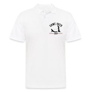 Game Over 2024 Hochzeit - Männer Poloshirt - Weiß - Vorne - Kai (181cm)
