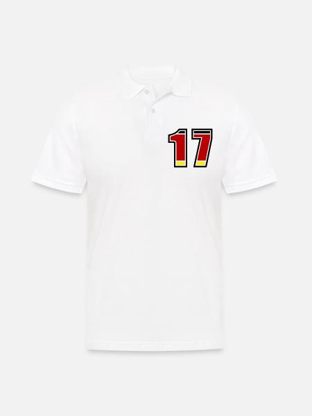 17 Number Germany Jersey - Men's Polo Shirt - white