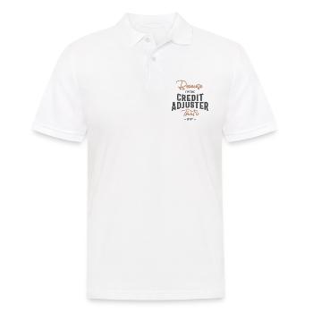 Credit Adjuster Job Occupation - Men's Polo Shirt - white - Front - Kai (181cm)