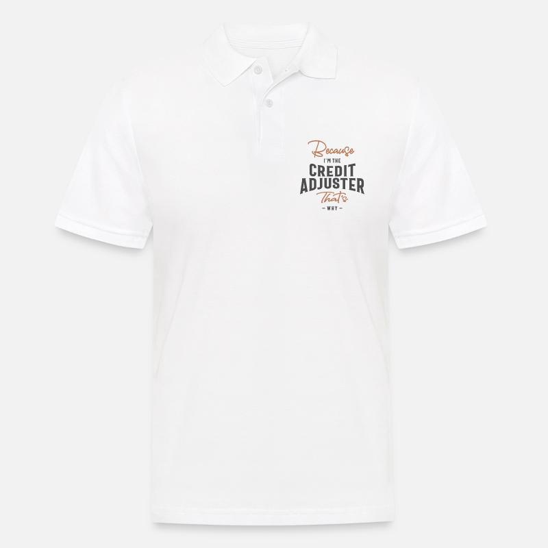 Kreditsachberuf - Männer Poloshirt - Weiß