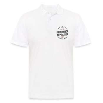 Évaluateur d’assurance Profession - Polo Homme - blanc - Devant - Kai (181cm)