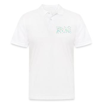 Sterne - Männer Poloshirt - Weiß - Vorne - Kai (181cm)