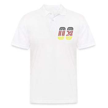 3 Zahl symbol Germany - Männer Poloshirt - Weiß - Vorne - Kai (181cm)