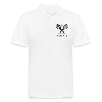 Cool Tennis player. Addicted to tennis - Men's Polo Shirt - white - Front - Kai (181cm)