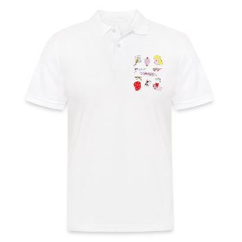 lovesickness - Polo Homme - blanc - Devant - Kai (181cm)