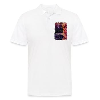 Citation future stoïcienne de Sénèque en direct immédiatement - Polo Homme - blanc - Devant - Kai (181cm)