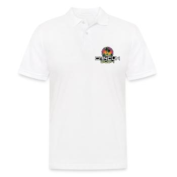 Palmiers de Noël Cancún 2024 - Polo Homme - blanc - Devant - Kai (181cm)