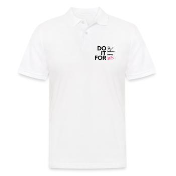 Do it for you - Männer Poloshirt - Weiß - Vorne - Kai (181cm)