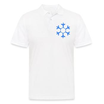 Snowflake winter cold cold - Men's Polo Shirt - white - Front - Kai (181cm)