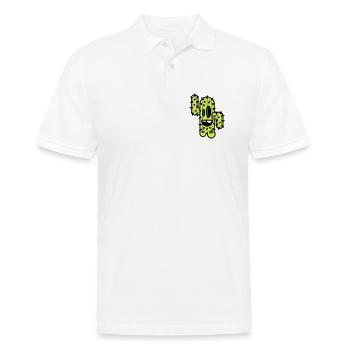 cactus nature comique - Polo Homme - blanc - Devant - Kai (181cm)
