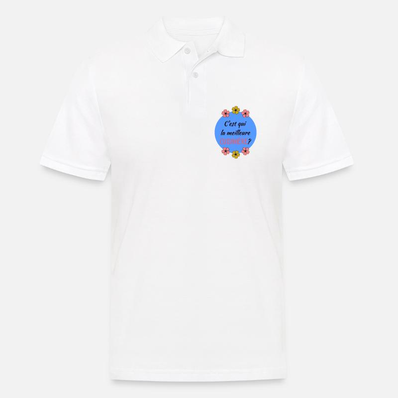 NONNA. NONNA - Polo da uomo - bianco