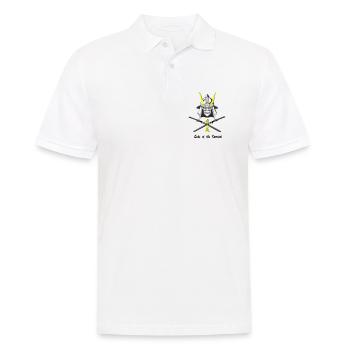 Samuraihelm Kabuto 4 - Männer Poloshirt - Weiß - Vorne - Kai (181cm)