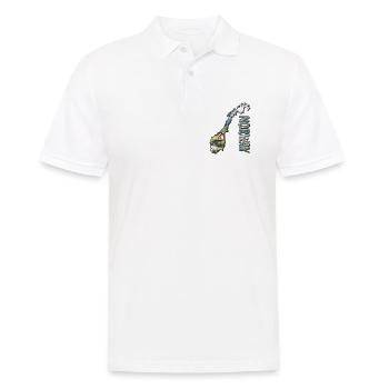 Carte à l’aquarelle Norvège - Polo Homme - blanc - Devant - Kai (181cm)