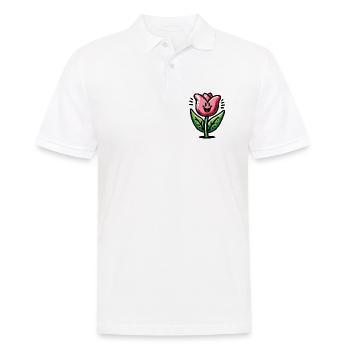 Tulipe - Polo Homme - blanc - Devant - Kai (181cm)