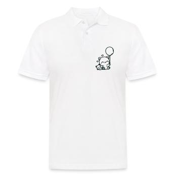 Félin - Polo Homme - blanc - Devant - Kai (181cm)